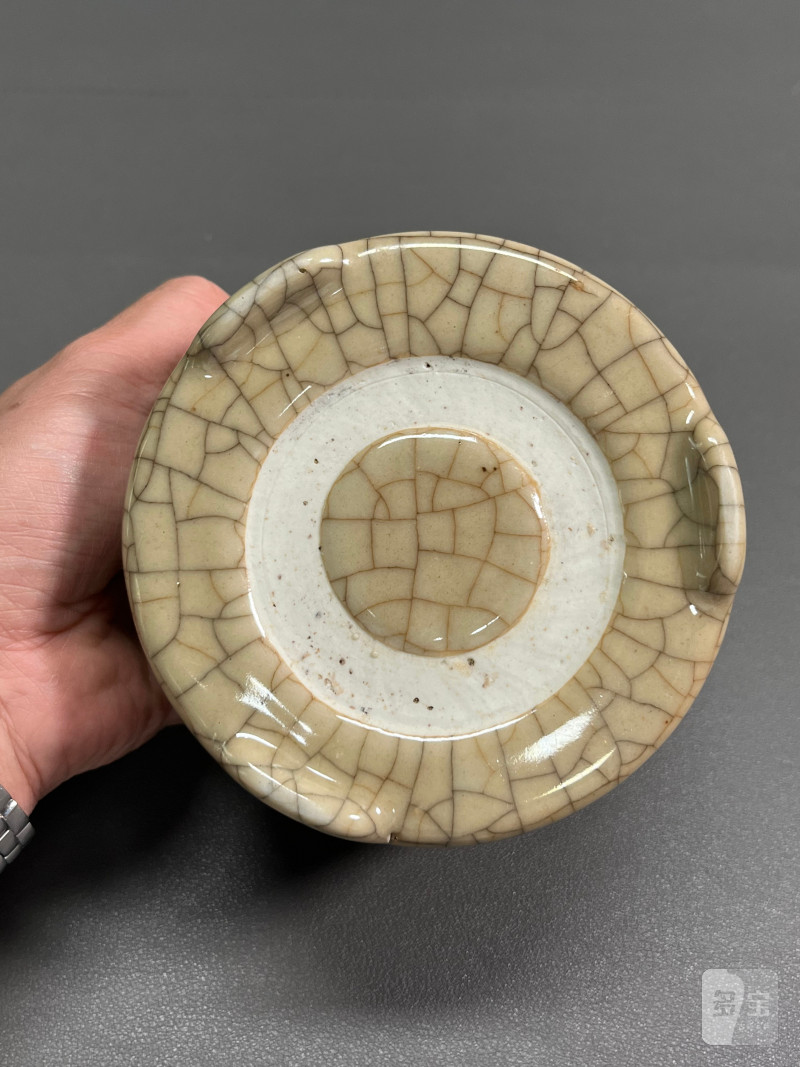 清雍正 黄哥釉筒式炉 - 图11